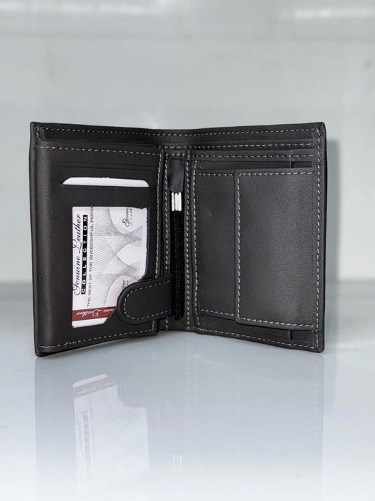 Stylish Men's Leather Wallet - 1 Pc
