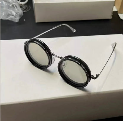 Outdoor UV400 ND Filter Sun Glasses 9 levels of Adjustment Men Sunglasses